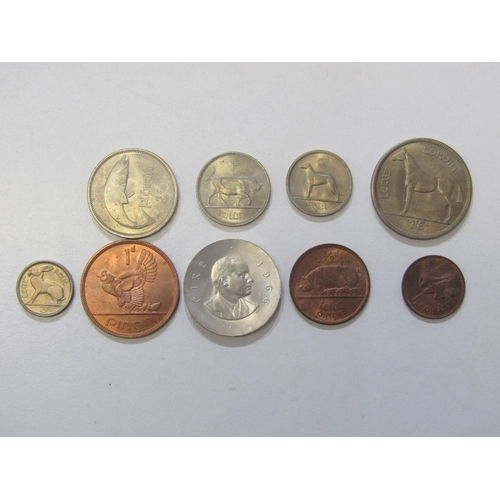 52 -  1966 Republic of Ireland specimen 9-coin pre-decimal set ‘50th Anniversary of the 1916 Easter Risin... 
