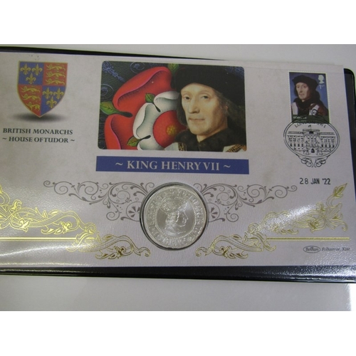 60 - 2022 fine silver 2 pounds, 1 ounce of .999 fineness sealed on coin cover ‘British Monarchs - Henry V... 