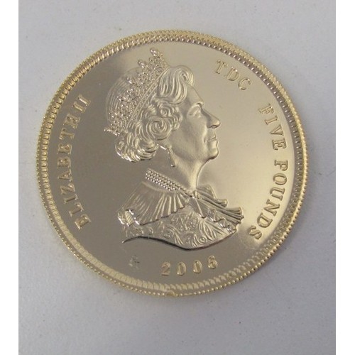 20 - 2005 COOK ISLANDS STERLING SILVER WITH COPPER INLAY 1 DOLLAR '200th Anniversary of the Battle of Tra... 