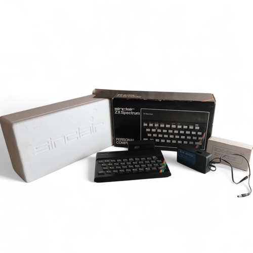 A Boxed Sinclair ZX Spectrum Personal Computer with ZX Box Sound ...