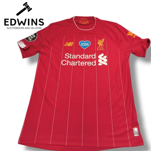 Mohamed Salah, match issued Liverpool FC shirt, with Black Lives Matter to rear instead of of player name. 21st June 2020 at Goodison Park. With Liverpool FC letter of authenticity.