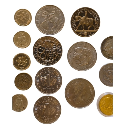 57 - Coinage- A Mixed Collection of British and World Coins & Commemoratives,
Including fifteen pre-2017 ... 