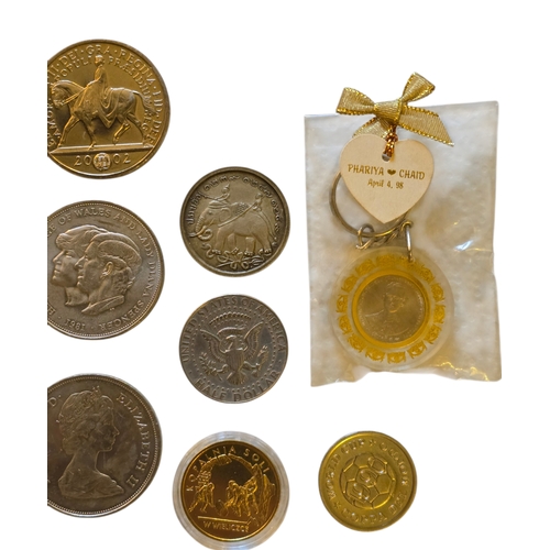 57 - Coinage- A Mixed Collection of British and World Coins & Commemoratives,
Including fifteen pre-2017 ... 