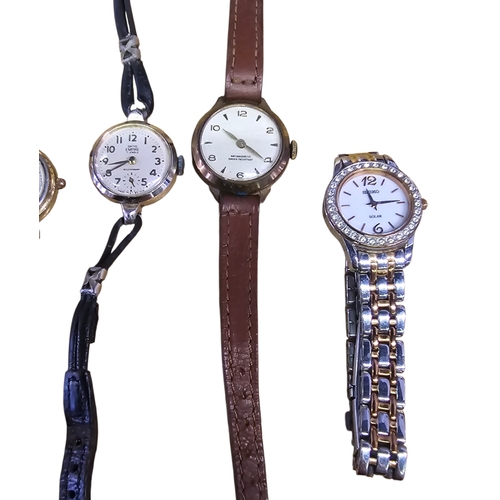 7 - Collection of Vintage and Later Wristwatches including Memostar Mechanical Alarm, Seiko Solar, Ice-W... 
