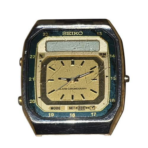 8 - Vintage Seiko H357-507B Duo-Display Alarm Chronograph and Casio A159W Digital Wristwatches,
The Seik... 