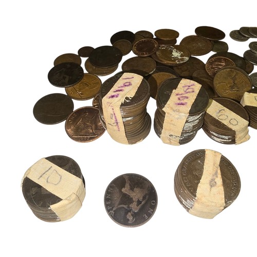 42 - A Large Collection of Predominantly British Pre-Decimal Coinage, comprising al quantity of pennies, ... 