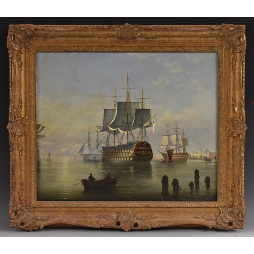 589 - Michael Matthews  BN1935 off Malta, sails up signed, oil on board