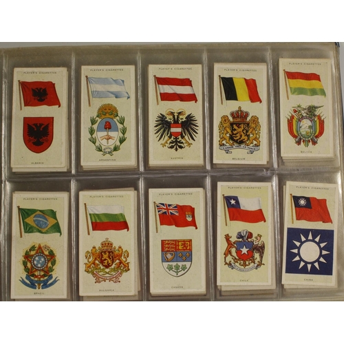 3453 - Cigarette Cards - a collector's ring binder full sets, John Player & Sons Aeroplanes (Civil); Intern... 