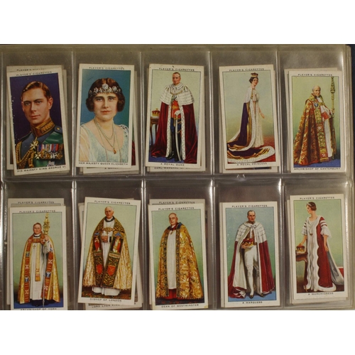 3453 - Cigarette Cards - a collector's ring binder full sets, John Player & Sons Aeroplanes (Civil); Intern... 