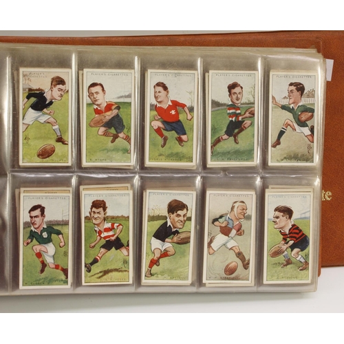 3454 - Cigarette Cards - Sport - a collector's ring binder of full sets, John Player & Sons, Cricketers Car... 