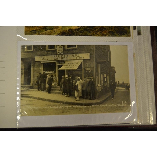 318 - Isle of Scilly Interest - Postal & Social History - two large comprehensive post card albums includi... 