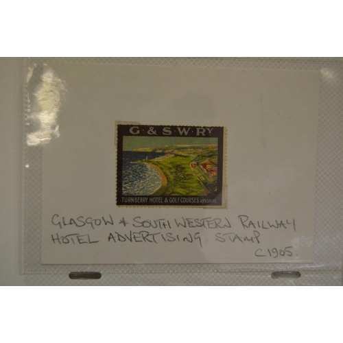 343 - Postcards - Railway & Other - Glasgow & South Western Railway official postcards on route tourist de... 