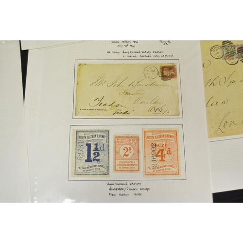 348 - Great Britain - Postal History & Railway Interest - York - various George III to early 20th century ... 