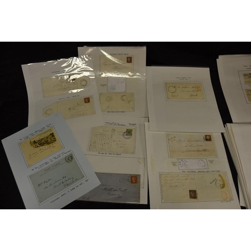 348 - Great Britain - Postal History & Railway Interest - York - various George III to early 20th century ... 