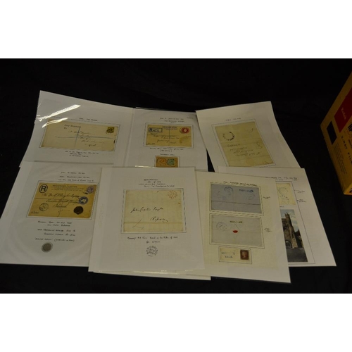 348 - Great Britain - Postal History & Railway Interest - York - various George III to early 20th century ... 