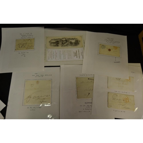 348 - Great Britain - Postal History & Railway Interest - York - various George III to early 20th century ... 