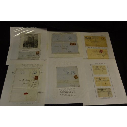 348 - Great Britain - Postal History & Railway Interest - York - various George III to early 20th century ... 