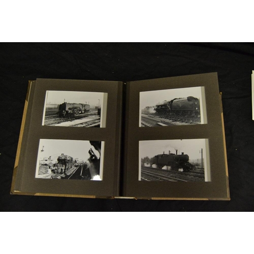 353 - Photography & Railway - an interesting album comprising of black and white locomotive and quintessen... 