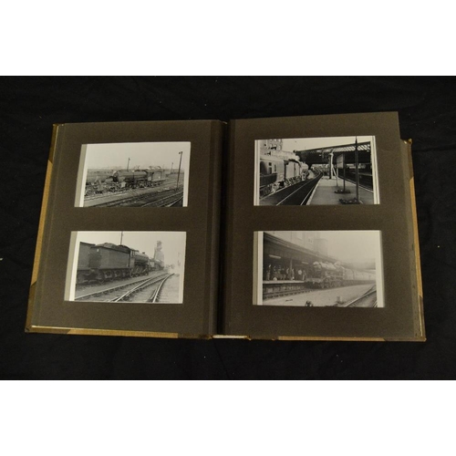 353 - Photography & Railway - an interesting album comprising of black and white locomotive and quintessen... 