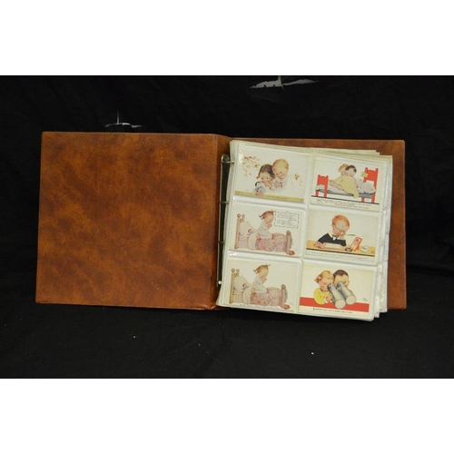 355 - Postcards - Mabel Lucie Attwell - a comprehensive album of original examples including 124 examples;... 