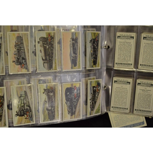 373 - Collectible Cards - W.D&H.O Wills railway engines; Godfrey Phillips Ltd The Mechanized age series; W... 