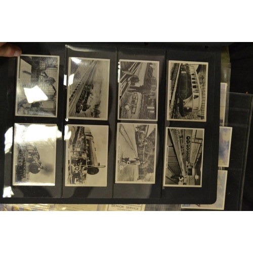 373 - Collectible Cards - W.D&H.O Wills railway engines; Godfrey Phillips Ltd The Mechanized age series; W... 