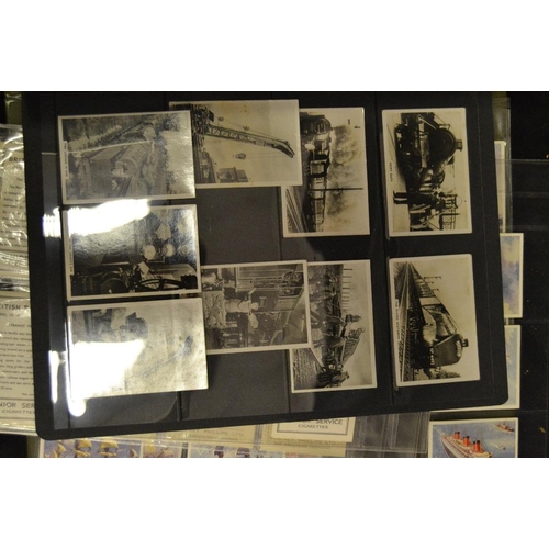 373 - Collectible Cards - W.D&H.O Wills railway engines; Godfrey Phillips Ltd The Mechanized age series; W... 