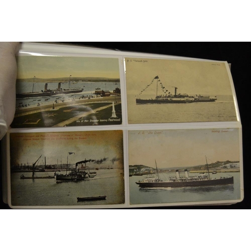 377 - Postcards - Maritime & Rail - early 20th century examples including R.M.S Titanic printed and publis... 