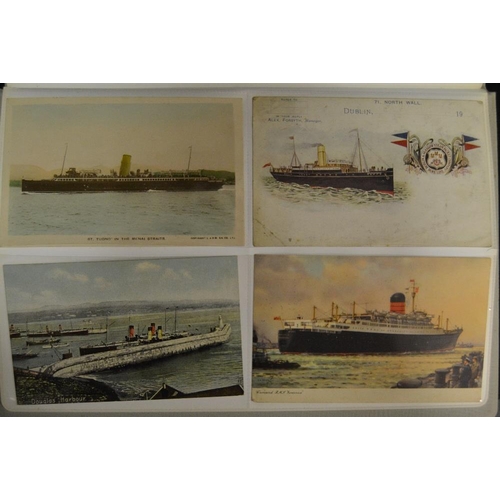 377 - Postcards - Maritime & Rail - early 20th century examples including R.M.S Titanic printed and publis... 