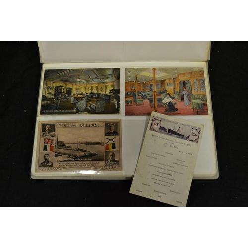 377 - Postcards - Maritime & Rail - early 20th century examples including R.M.S Titanic printed and publis... 