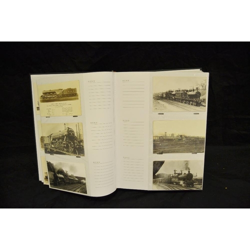 380 - Postcards - Railway and Maritime Interest - a comprehensive album of mainly early to mid 20th centur... 