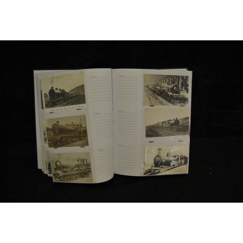 380 - Postcards - Railway and Maritime Interest - a comprehensive album of mainly early to mid 20th centur... 