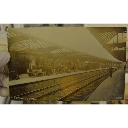 382 - Postcards - York & Railway Interest - early 20th century and later, a comprehensive album of York re... 