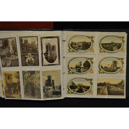 382 - Postcards - York & Railway Interest - early 20th century and later, a comprehensive album of York re... 