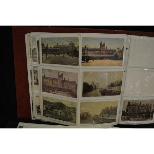 382 - Postcards - York & Railway Interest - early 20th century and later, a comprehensive album of York re... 