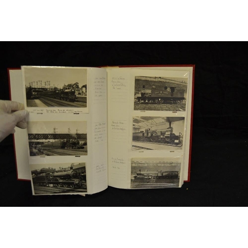 383 - Postcards & photograph album - railway interest early 20th century and later examples of stations ma... 