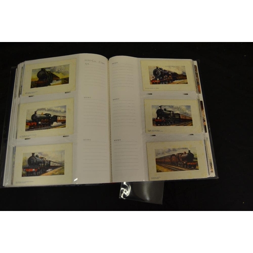 422 - Postcards - Railway - comprehensive album containing mainly locomotive related examples from differe... 