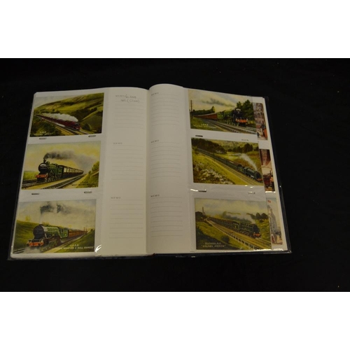 422 - Postcards - Railway - comprehensive album containing mainly locomotive related examples from differe... 