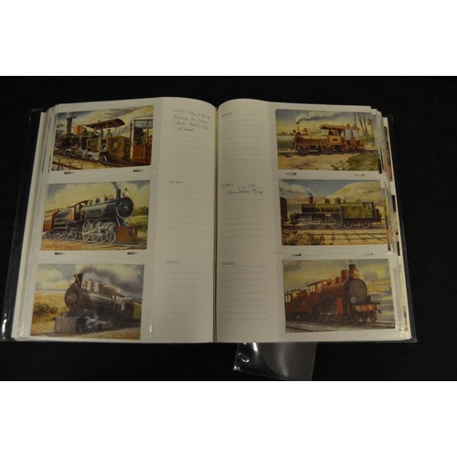 422 - Postcards - Railway - comprehensive album containing mainly locomotive related examples from differe... 