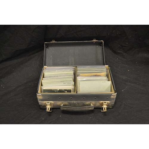 426 - Postcards - Railway - a briefcase with various railway company official postcards including Great We... 