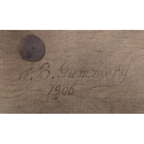 124 - J.B. Gummery (fl. late 19th/early 20th century) The Shepherd's Rest signed and dated 1906 to verso, ... 