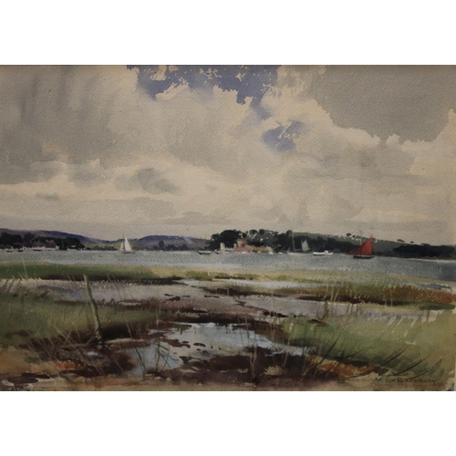 260 - Arthur Royce Bradbury (1892 - 1978) Brownhead Island signed, watercolour, 26.5cm x 36.5cm