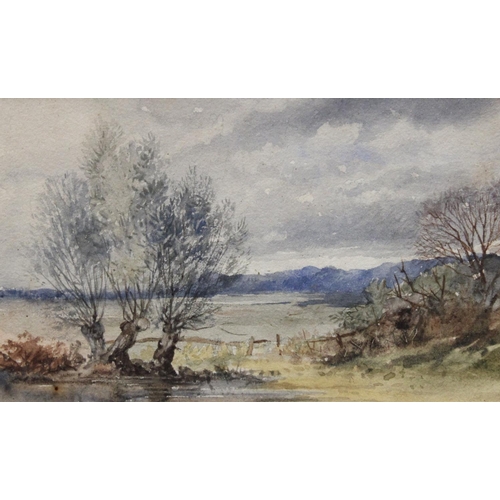 4 - English School (early 19th century) A pair mounted as one, Picturesque Landscapes watercolours, each... 