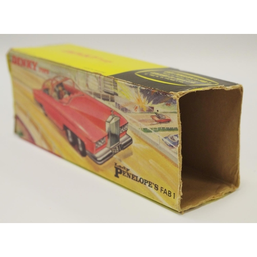 108 - Dinky 100 ''Thunderbirds'' - Lady Penelope's FAB 1 - finished in pink including roof slides, gold in... 