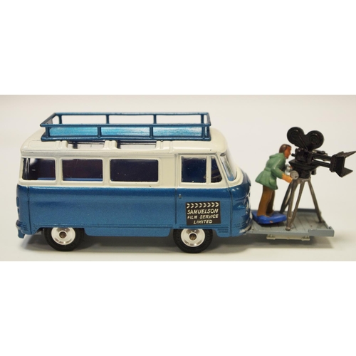 123 - Corgi 479 Commer Mobile Camera Van ''Samuelson Film Service Limited'' - blue, white, spun hubs, silv... 