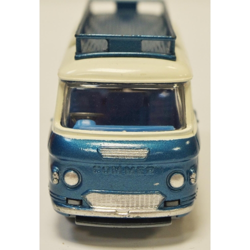 123 - Corgi 479 Commer Mobile Camera Van ''Samuelson Film Service Limited'' - blue, white, spun hubs, silv... 