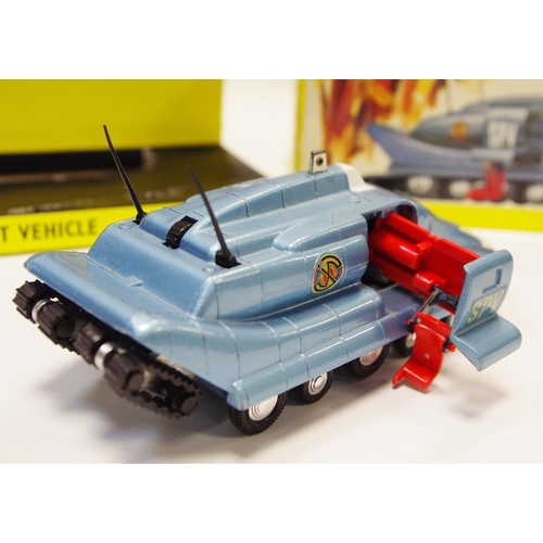 133 - Dinky No.104 ''Captain Scarlet'' Spectrum Pursuit Vehicle finished in blue, white front bumper, blac... 