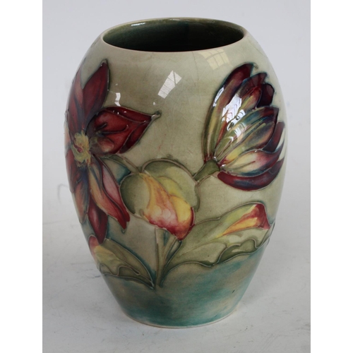 115 - A Moorcroft ovoid vase, 10.5cm high