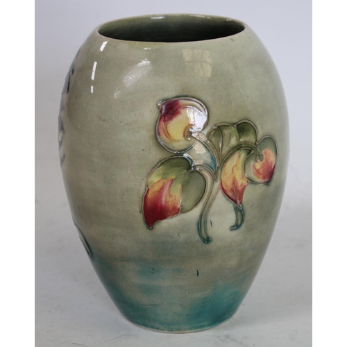 115 - A Moorcroft ovoid vase, 10.5cm high