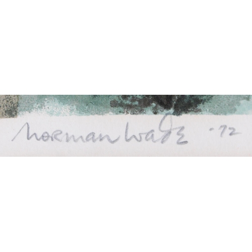 133 - Norman Wade, by and after, Durham, the North Front, signed, dated '72, and titled in pencil to margi... 